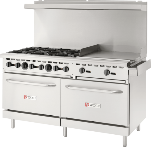 Wolf WX60F-6B24GP-QS-COMMANDER 60" Gas Restaurant Range