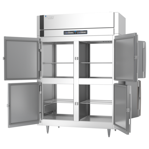 Victory HRSA-2D-S1-EW-PT-HD-HC 58 3/8" Dual Temp Refrigerated/Heated Pass-Thru