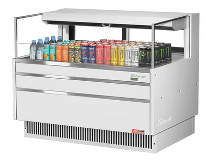 Turbo Air TOM-48L-UFD-W(B)-1S-N 46 3/4" Open Air Merchandiser