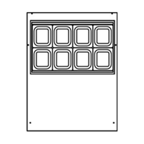 Beverage-Air SPE27HC-C-B 27" 1 Door 9 Pan Sandwich / Salad Prep Table