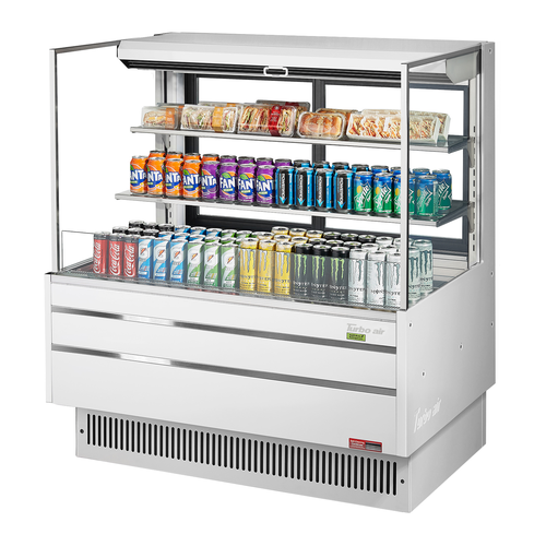 Turbo Air TOM-48L-UFD-W(B)-3S-N 46 3/4" Open Air Merchandiser