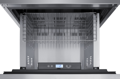Summit ADFD2D24 23 3/8" Solid Door Undercounter Refrigerator