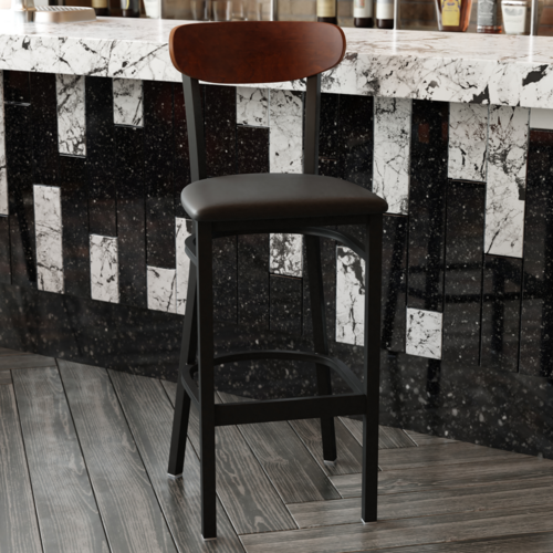 Flash Furniture 2-XU-DG6V6BV-WAL-GG 17" Barstool