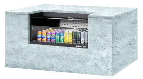 Turbo Air TOM-36UC-W(B)-N 36 1/4" Refrigerated Display Case
