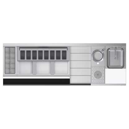Krowne KR24-MX70-10 70" Underbar Ice Bin / Cocktail Station