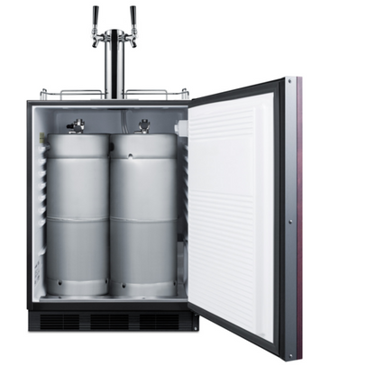 Summit SBC58BLBIADAIFTWINCFB 23 5/8" Cold Brew / Nitro Dispenser