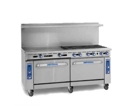 Imperial IR-8-G24 72" 8 Burner Gas Restaurant Range