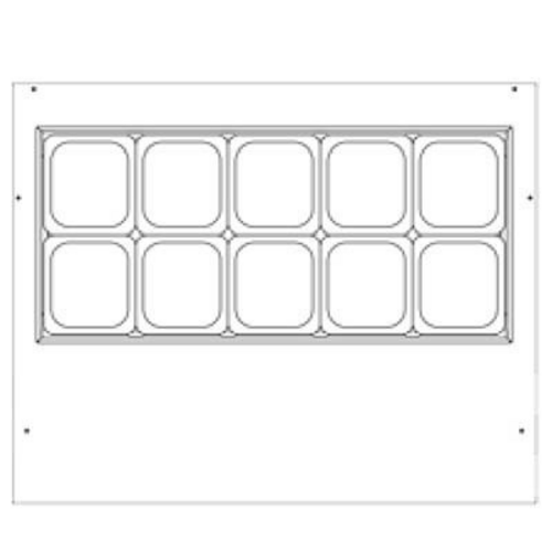 Beverage-Air SPED36HC-10-2 36" 2 Drawer 12 Pan Sandwich / Salad Prep Table