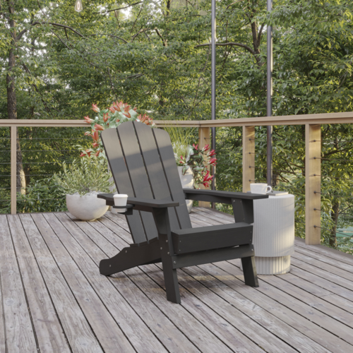 Flash Furniture LE-HMP-1044-10-GY-GG 17" Patio Lounge Seating