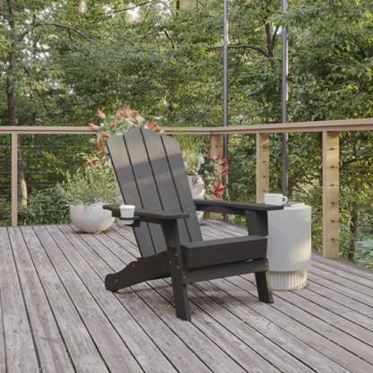 Flash Furniture LE-HMP-1044-10-GY-GG 17" Patio Lounge Seating
