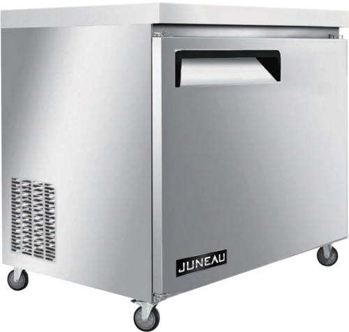 Omcan 58011 27 5/8" Solid Door Undercounter Freezer