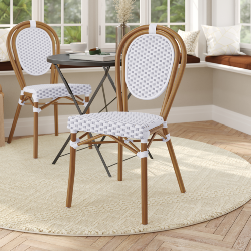 Flash Furniture SDA-AD642002S-WHGY-NAT-GG 18" Dining Chair