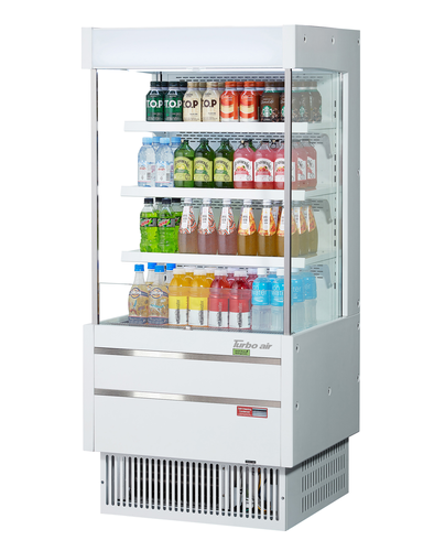 Turbo Air TOM-25MSEW(B)-N 28" Open Air Merchandiser