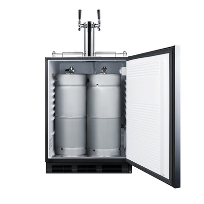 Summit SBC58BLBIADAWKDTWIN 23 5/8" Wine Dispenser