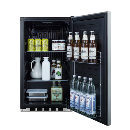 Summit FF195IF 19" Solid Door Reach-In Refrigerator