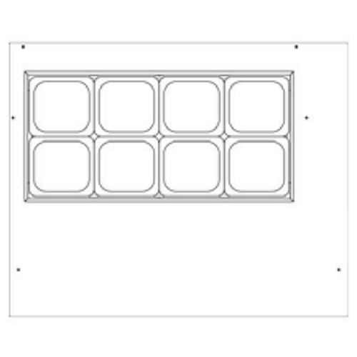 Beverage-Air SPED36HC-08-2 36" 2 Drawer 9 Pan Sandwich / Salad Prep Table