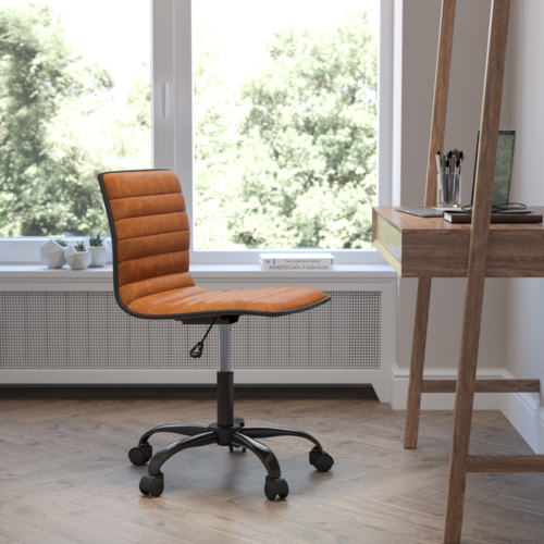 Flash Furniture DS-512B-BR-BK-GG 18" Dining Chair