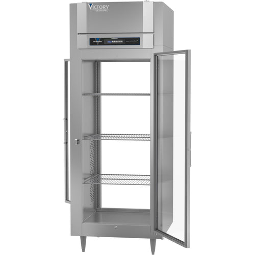 Victory FSA-1D-S1-EW-PT-G-HC 34 1/4" Solid Door Pass-Thru Freezer