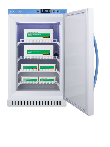 Summit AFZ2PVBIADA 19 3/4" Solid Door Undercounter Freezer