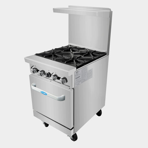 Atosa AGR-4B-LP 24" 4 Burner Gas Restaurant Range