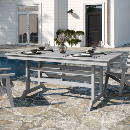Flash Furniture LE-HMP-158-01-GRY-GG 33 3/4" Dining Table