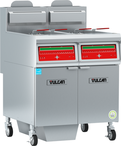 Vulcan 3VHG50CF 46 3/4" (3) 50 lb Gas Fryer Battery