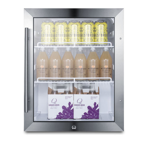 Summit SPR314LOSCSS 18 7/8" Refrigerated Merchandiser