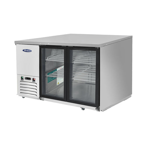 Atosa MBB59GGR 57 3/4" Glass Door Back Bar Cooler