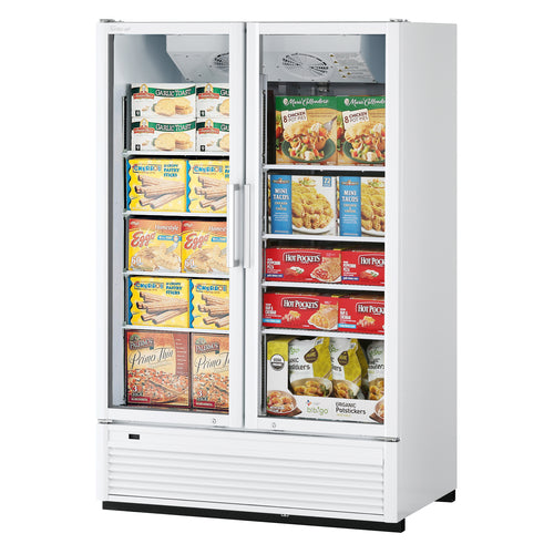 Turbo Air TGF-47SDH-N 51 1/8" 2 Section Freezer Merchandiser