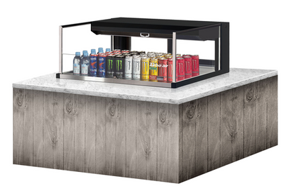 Turbo Air TOM-36L-UFD-W(B)-1SI-N 35 7/8" Refrigerated Display Case