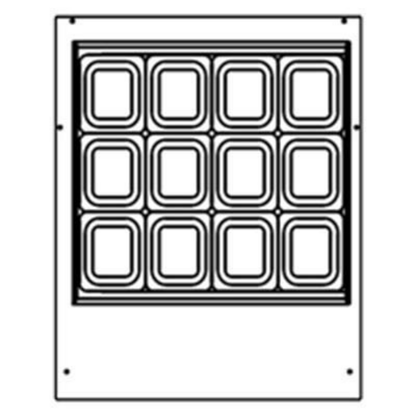 Beverage-Air SPED27HC-12M-B 27" 2 Drawer 12 Pan Mega Top Sandwich / Salad Prep Table