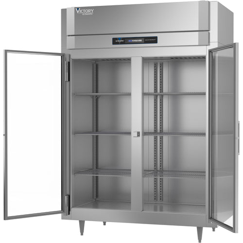 Victory FSA-2D-S1-EW-HG-HC 58 3/8" Solid Door Reach-In Freezer