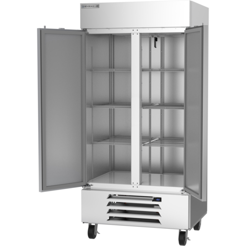 Beverage-Air HBF35HC-1 39 1/2" 2 Section Solid Door Reach-In Freezer