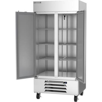 Beverage-Air HBF35HC-1 39 1/2" 2 Section Solid Door Reach-In Freezer