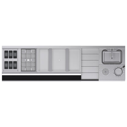 Krowne KR24-MX84 84" Underbar Ice Bin / Cocktail Station