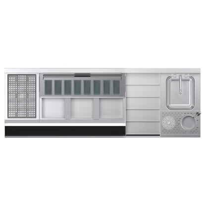 Krowne KR24-MX68A 68" Underbar Ice Bin / Cocktail Station