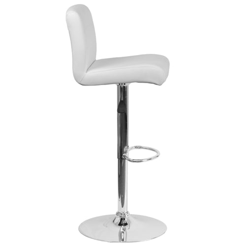 Flash Furniture DS-8101B-WH-GG 16 1/4" Barstool