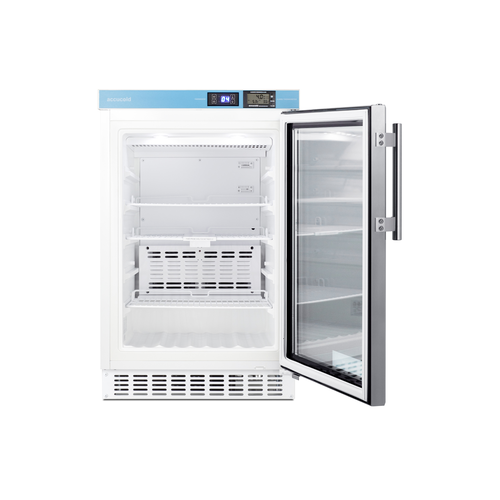Summit ACR46GLCAL 19 1/2" Solid Door Undercounter Refrigerator