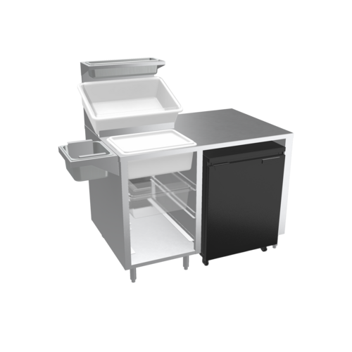 Winholt SSBC-3350-3R-ZPC-KT 50" Bread and Batter Station