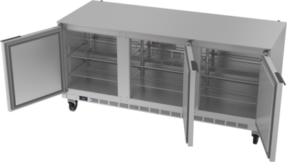 Beverage-Air UCR72AHC 72" Solid Door Undercounter Refrigerator