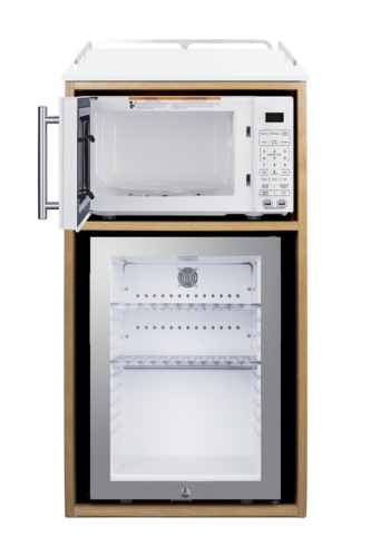 Summit QCSMW1OAKW 20 1/2" Kitchenette