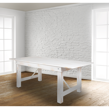 Flash Furniture XA-F-96X40-WH-GG 96" Folding Table
