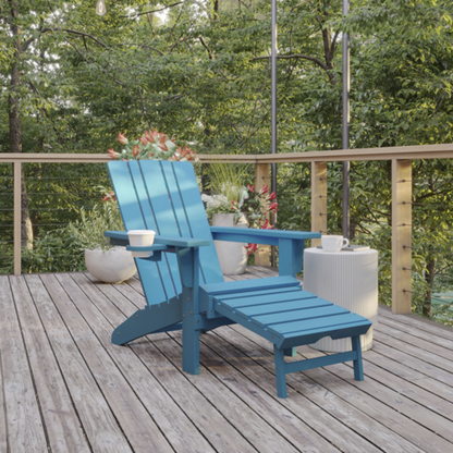 Flash Furniture LE-HMP-1045-110-BL-GG 29 3/4" Patio Lounge Seating