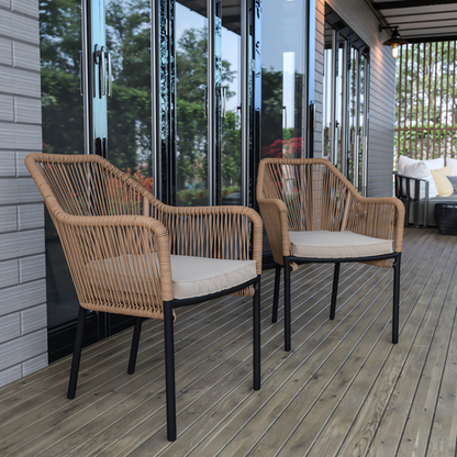 Flash Furniture SDA-AD892006-NAT-2-GG 22" Patio Chair