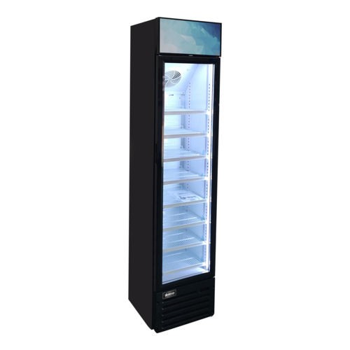Omcan 47240 16 1/2" 1 Section Refrigerated Merchandiser