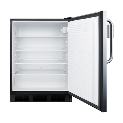 Summit FF7BKBISSTBADASR 23 5/8" Solid Door Undercounter Refrigerator
