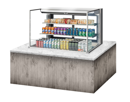 Turbo Air TOM-48L-UFD-S-3SI-N 47 7/8" Refrigerated Display Case