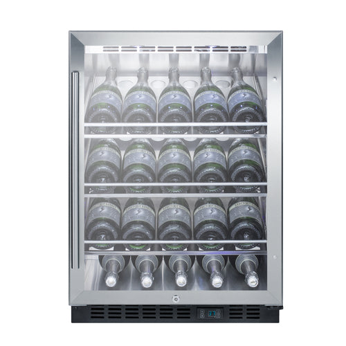 Summit SCR610BLCH 23 5/8" Wine Cellar Cabinet