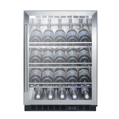 Summit SCR610BLCH 23 5/8" Wine Cellar Cabinet