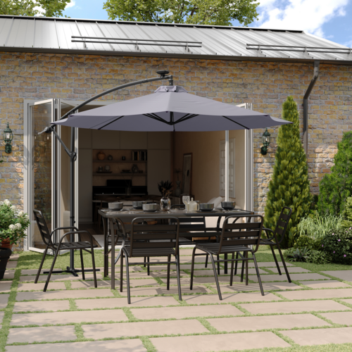 Flash Furniture GM-WL-UU012-GRY-GG 24 3/4" Patio Umbrella